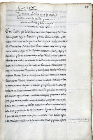 Ordenanzas Reales Ordenanzas Reales